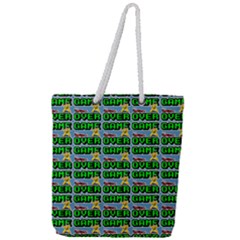 Game Over Karate And Gaming - Pixel Martial Arts Full Print Rope Handle Tote (large) by DinzDas