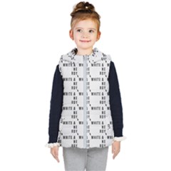 White And Nerdy - Computer Nerds And Geeks Kids  Hooded Puffer Vest by DinzDas