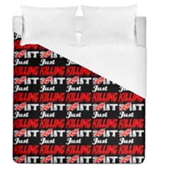 Just Killing It - Silly Toilet Stool Rocket Man Duvet Cover (queen Size) by DinzDas