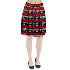 Just Killing It - Silly Toilet Stool Rocket Man Pleated Skirt by DinzDas