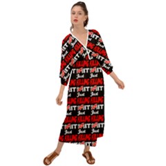 Just Killing It - Silly Toilet Stool Rocket Man Grecian Style  Maxi Dress by DinzDas