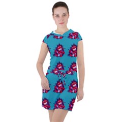 Little Devil Baby - Cute And Evil Baby Demon Drawstring Hooded Dress by DinzDas