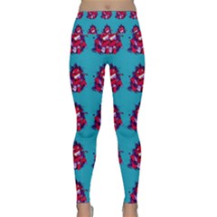 Little Devil Baby - Cute And Evil Baby Demon Lightweight Velour Classic Yoga Leggings by DinzDas