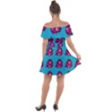 Little Devil Baby - Cute And Evil Baby Demon Off Shoulder Velour Dress View2
