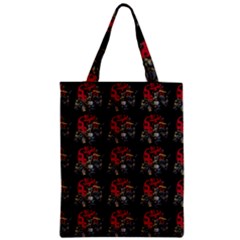 Middle Ages Knight With Morning Star And Horse Zipper Classic Tote Bag by DinzDas