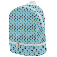 Headphones Girl Aqua Zip Bottom Backpack by snowwhitegirl