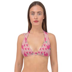 Hearts Double Strap Halter Bikini Top by tousmignonne25