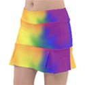 Rainbow Colors LGBT Pride Abstract Art Tennis Skorts View1