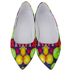 Fruits And Vegetables Pattern Women s Low Heels by dflcprintsclothing