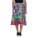 Mountain Abstract Perfect Length Midi Skirt View2