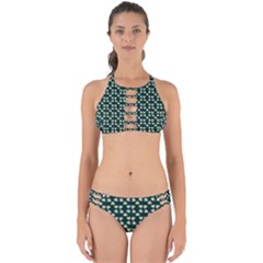 Darla Teal Perfectly Cut Out Bikini Set by snowwhitegirl