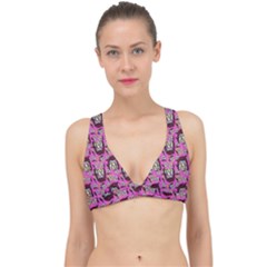 Braids Doll Daisies Pink Classic Banded Bikini Top by snowwhitegirl