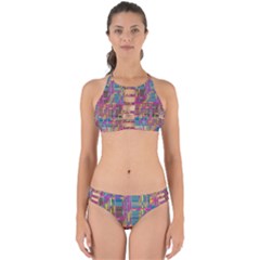 Colorful Shapes Texture                                                  Perfectly Cut Out Bikini Set by LalyLauraFLM