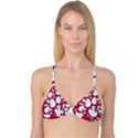 Terrible Frightening Seamless Pattern With Skull Reversible Tri Bikini Top View3