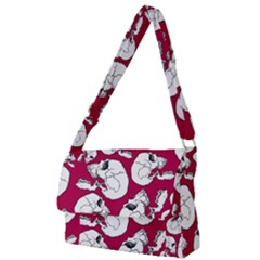 Terrible Frightening Seamless Pattern With Skull Full Print Messenger Bag (l) by Amaryn4rt