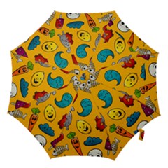 Graffiti Characters Seamless Ornament Hook Handle Umbrellas (medium) by Amaryn4rt