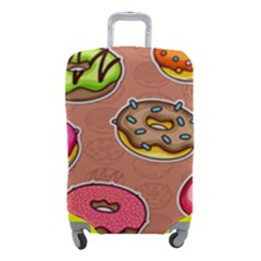 Doughnut Doodle Colorful Seamless Pattern Luggage Cover (small) by Amaryn4rt