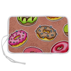 Doughnut Doodle Colorful Seamless Pattern Pen Storage Case (m) by Amaryn4rt