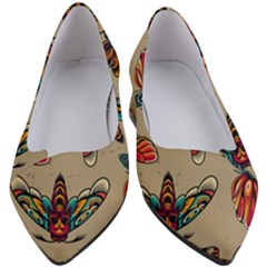 Tattoos Colorful Seamless Pattern Women s Block Heels  by Amaryn4rt