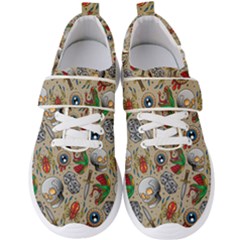 Tattoo Pattern Men s Velcro Strap Shoes by Amaryn4rt