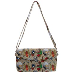 Tattoo Pattern Removable Strap Clutch Bag by Amaryn4rt