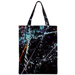 Abstract Colorful Texture Zipper Classic Tote Bag by Amaryn4rt