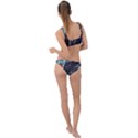 Abstract Colorful Texture Ring Detail Crop Bikini Set View2