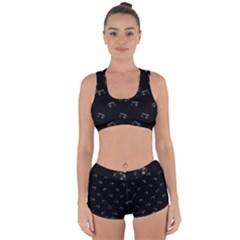 Vintage Car Motif Print Pattern Racerback Boyleg Bikini Set by dflcprintsclothing