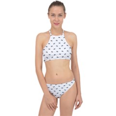 Vintage Car Motif Prin Pattern 2001 Racer Front Bikini Set by dflcprintsclothing