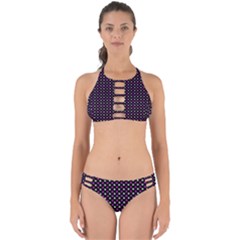 White And Pink Hearts At Black, Vector Handrawn Hearts Pattern Perfectly Cut Out Bikini Set by Casemiro