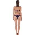 White and pink hearts at black, vector handrawn hearts pattern Perfectly Cut Out Bikini Set View2