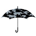 Elephant-pattern-background Hook Handle Umbrellas (Small) View3
