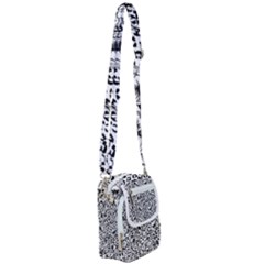 Vector-eclectic-fabric-seamless-pattern-animal-background-with-baroque-ornament Shoulder Strap Belt Bag by Sobalvarro