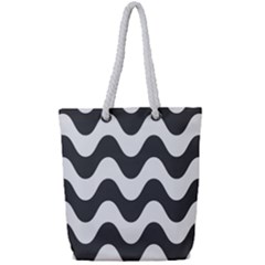 Copacabana  Full Print Rope Handle Tote (small) by Sobalvarro