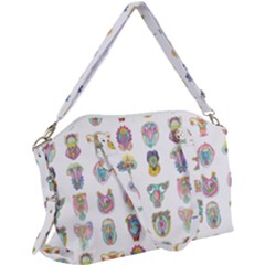 Female Reproductive System  Canvas Crossbody Bag by ArtByAng