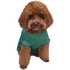 Digital Waves Dog T-shirt by Sparkle