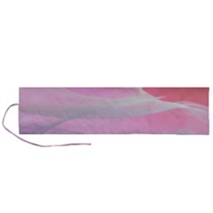 Pink Fractal Roll Up Canvas Pencil Holder (l) by Sparkle