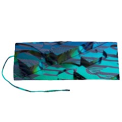 Digital Abstract Roll Up Canvas Pencil Holder (s) by Sparkle