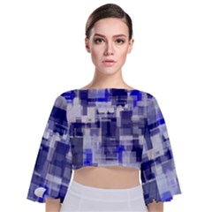Blockify Tie Back Butterfly Sleeve Chiffon Top by Sparkle