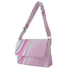 Modern Pink Full Print Messenger Bag (l) by Sparkle
