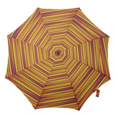 Orange Strips Hook Handle Umbrellas (medium) by Sparkle