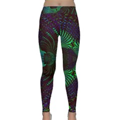 Fractal Flower Classic Yoga Leggings by Sparkle