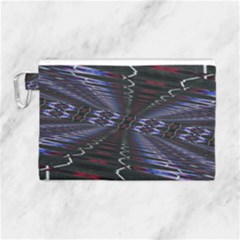 Digital Room Canvas Cosmetic Bag (large) by Sparkle