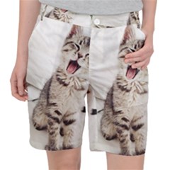 Laughing Kitten Pocket Shorts by Sparkle