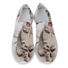 Laughing Kitten Women s Slip On Sneakers by Sparkle