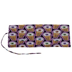 Eyes Cups Roll Up Canvas Pencil Holder (s) by Sparkle