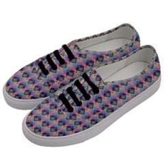 Pink And Blue Men s Classic Low Top Sneakers by Sparkle
