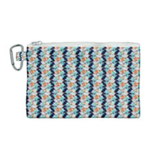 Geometry Colors Canvas Cosmetic Bag (medium) by Sparkle