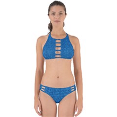 Blue Sparkles Perfectly Cut Out Bikini Set by ElenaIndolfiStyle