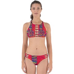 Colorful Leg Warmers Perfectly Cut Out Bikini Set by snowwhitegirl